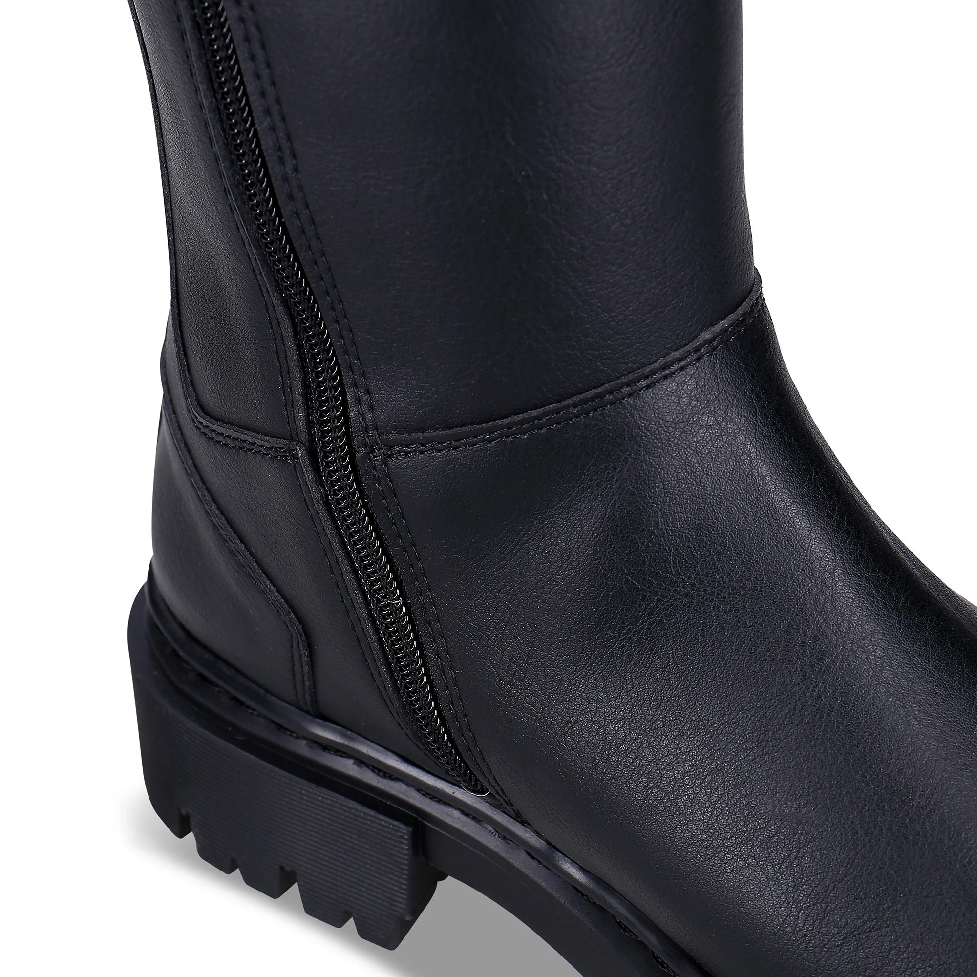 Botas Altas Vegan para Mulher Aurora Preto - Image 4