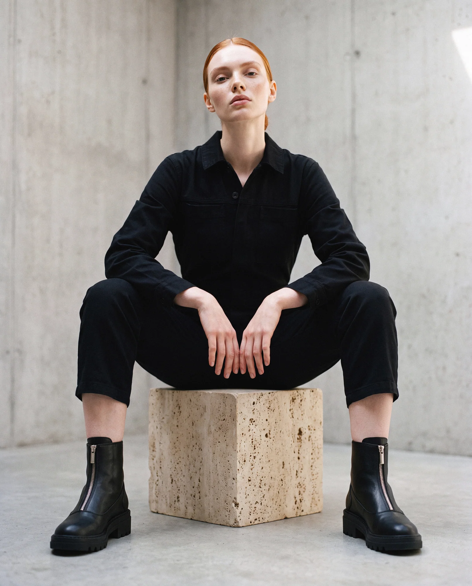 Botins Vegan para Mulher Becca Preto - Image 2