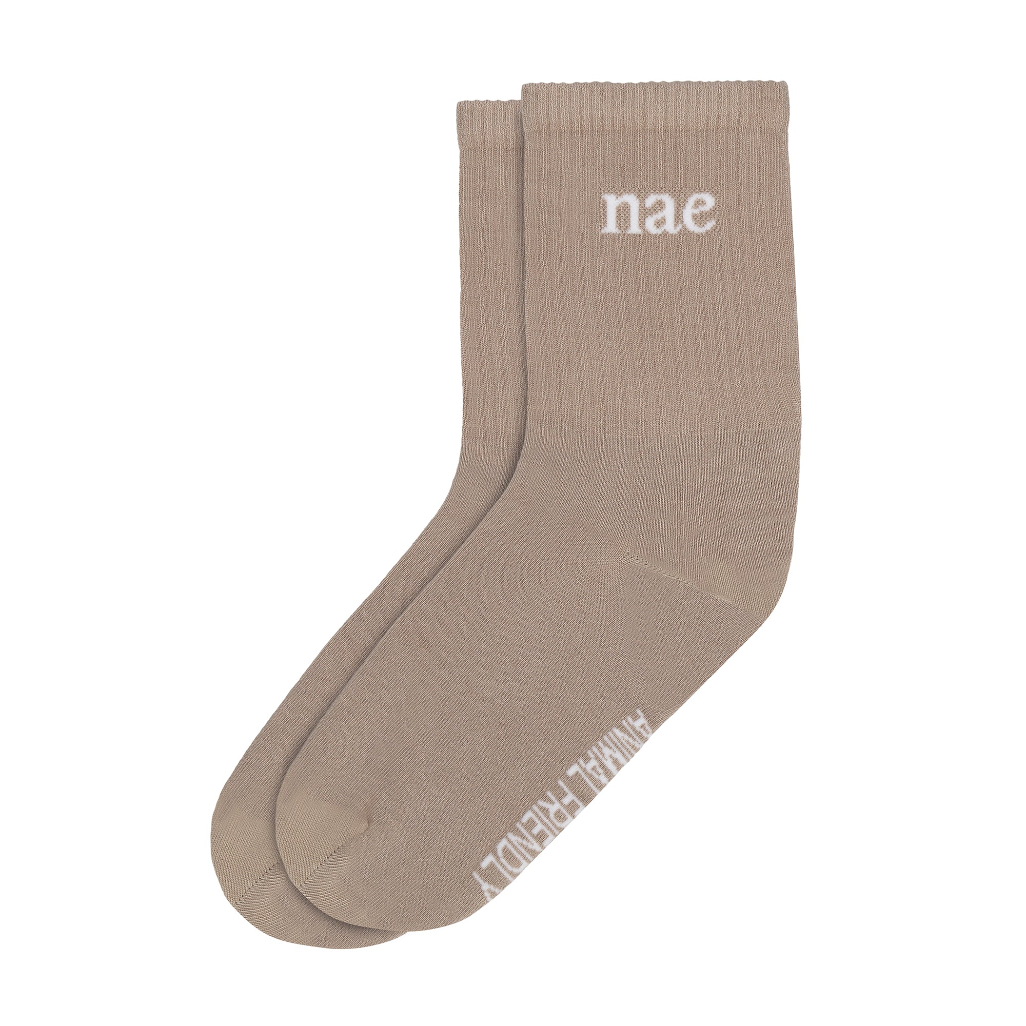 Meias Beige de Algodão Orgânico - Image 3