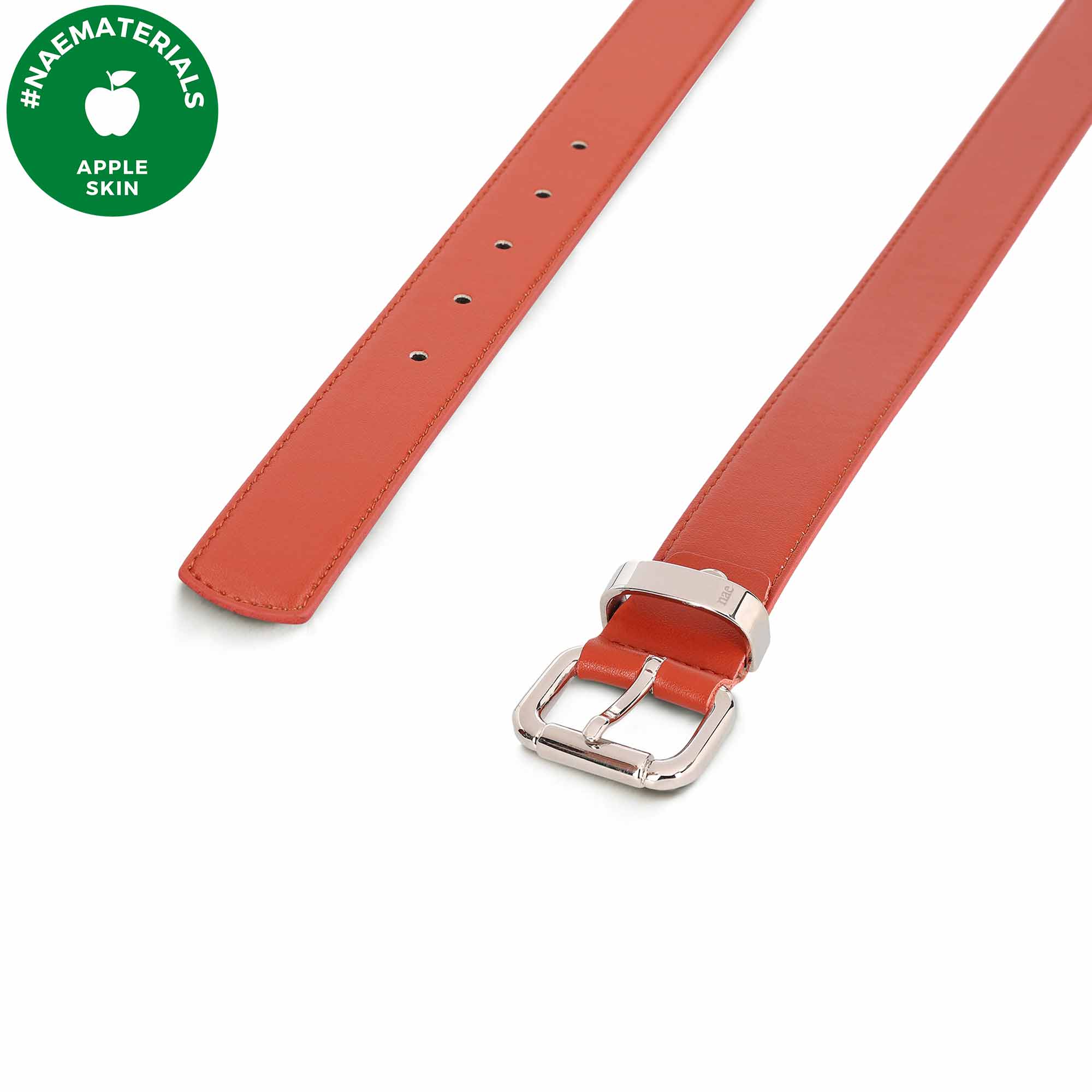 Cinto Vegan em AppleSkin para Mulher Malda Laranja - Image 3