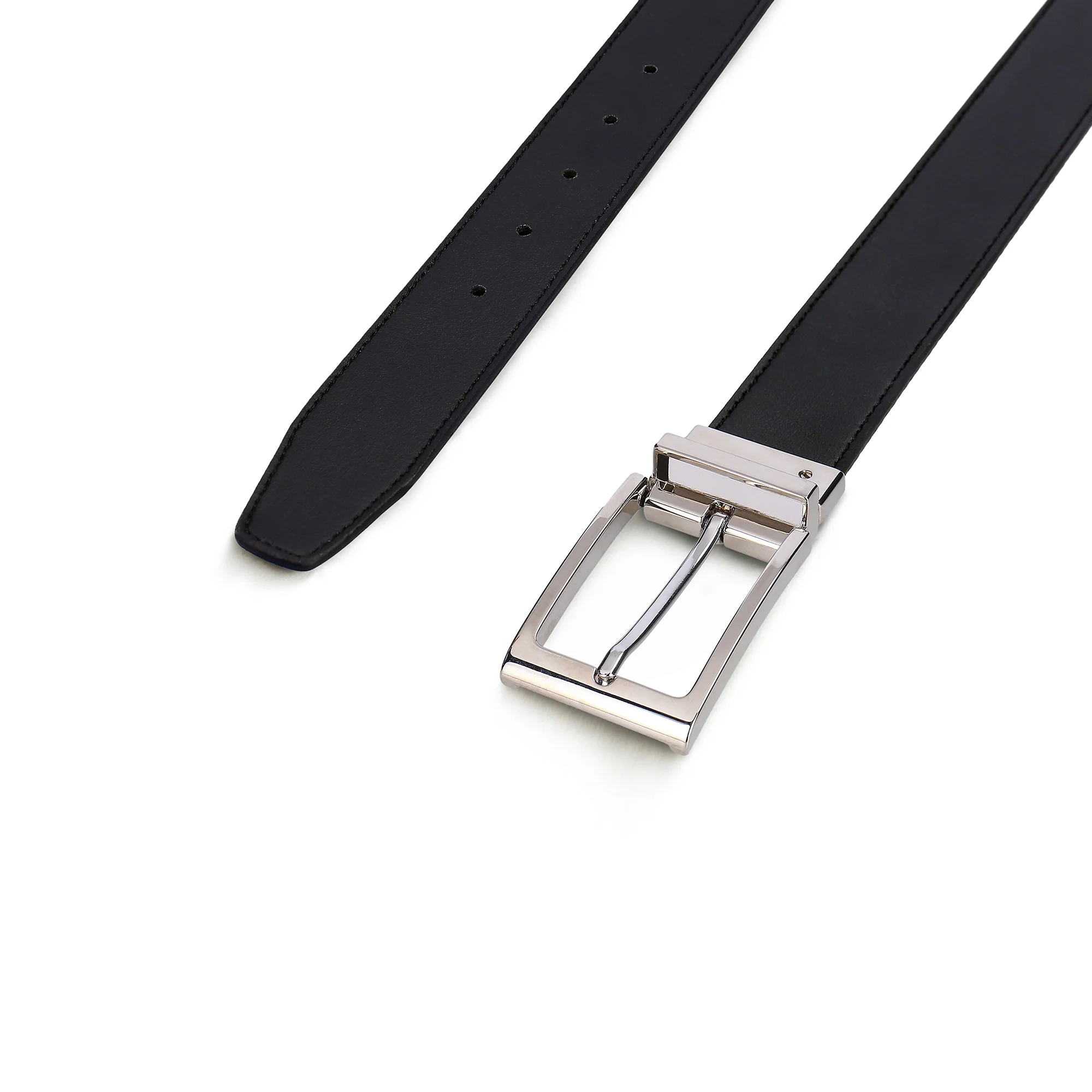 Cinto Vegan Reversível para Homem Masnou Preto/Castanho - Image 2