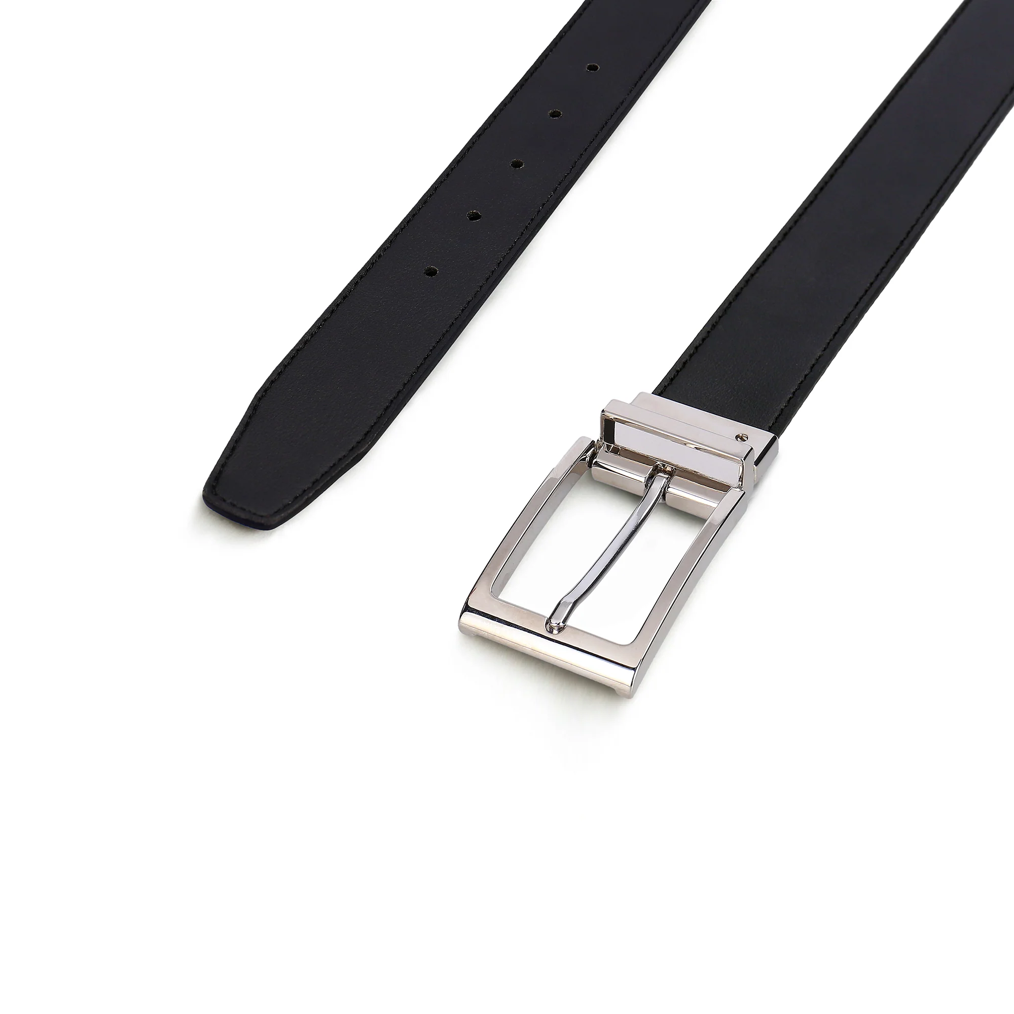 Cinto Vegan Reversível para Homem Mila Castanho/Preto - Image 4