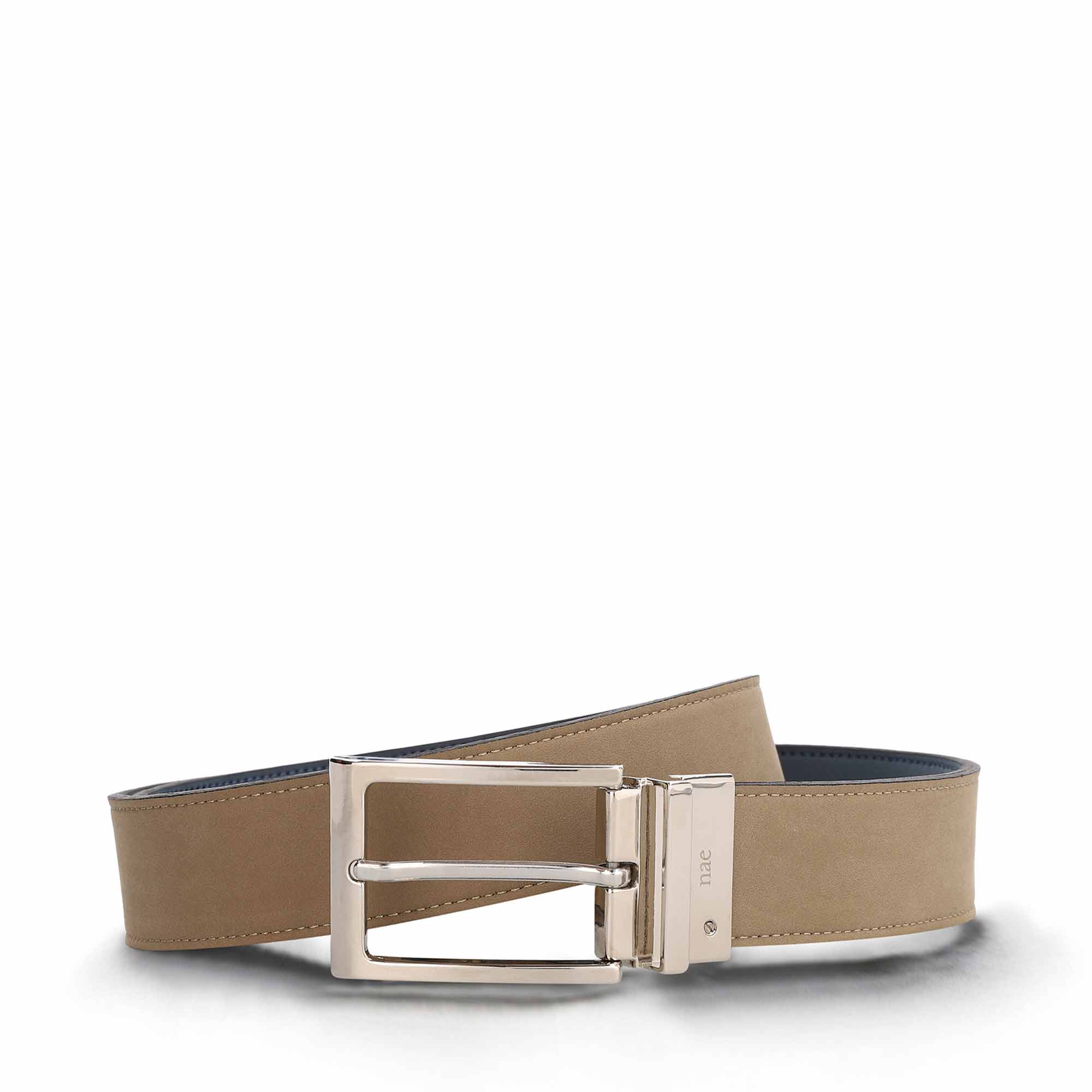 Cinto Vegan Reversível para Homem Tarrés Bege/Azul