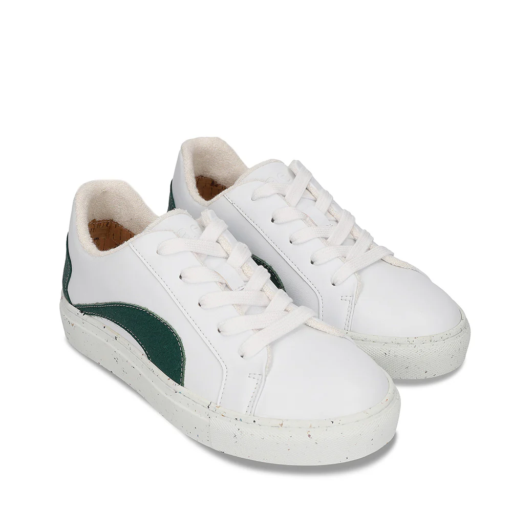 Sapatilhas Vegan em Piñatex® e AppleSkin® Berlin Verde - Image 4