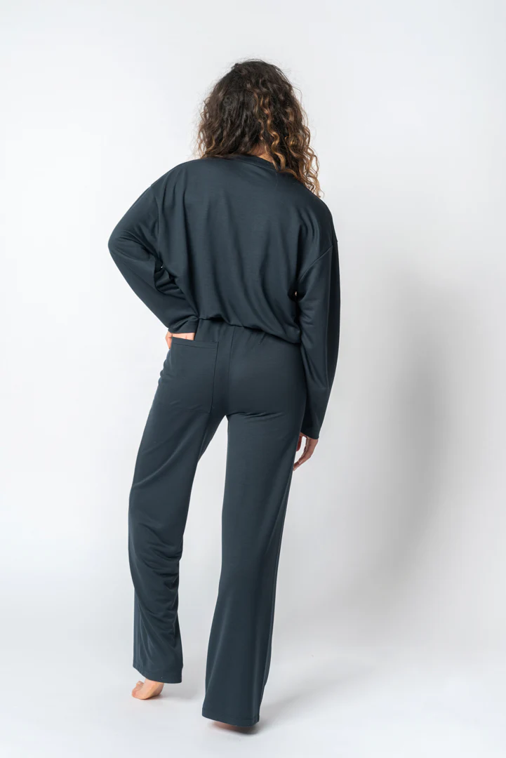 Sweatshirt em TENCEL™ Lyocell Azul - Florence - Image 7