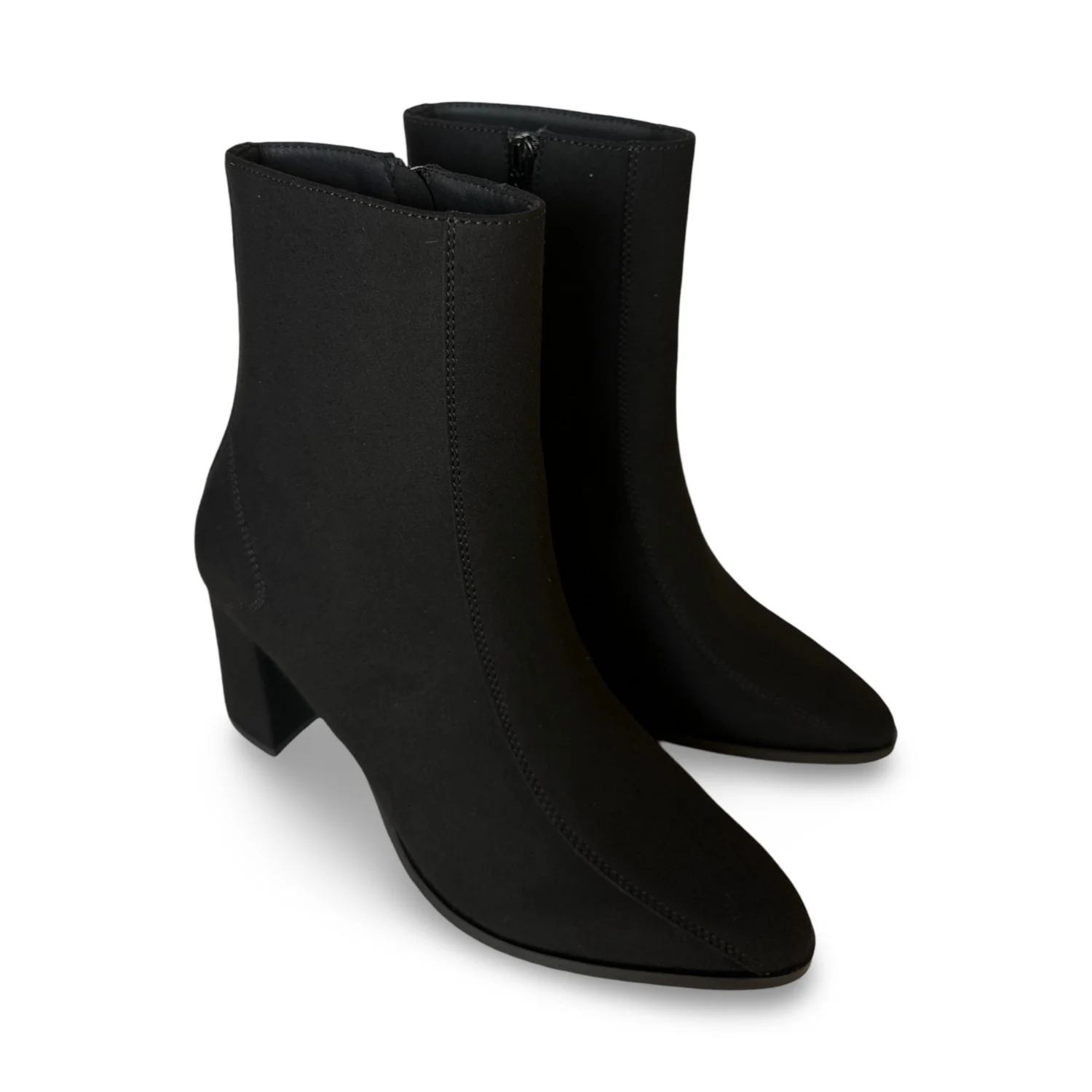 Botins Vegan de Salto para Mulher Hina Preto - Image 3