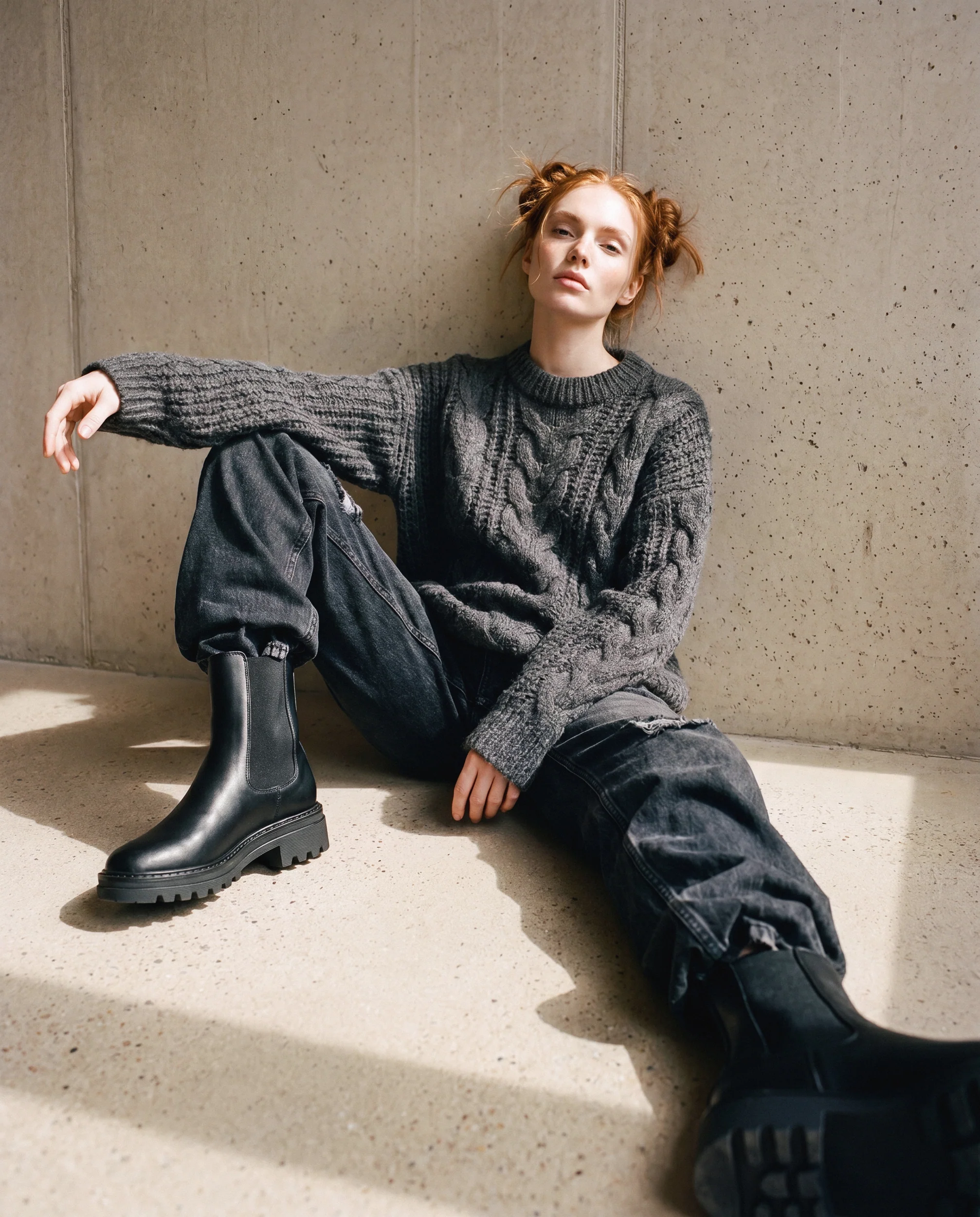 Botins Chelsea Vegan para Mulher Kimber Preto - Image 2