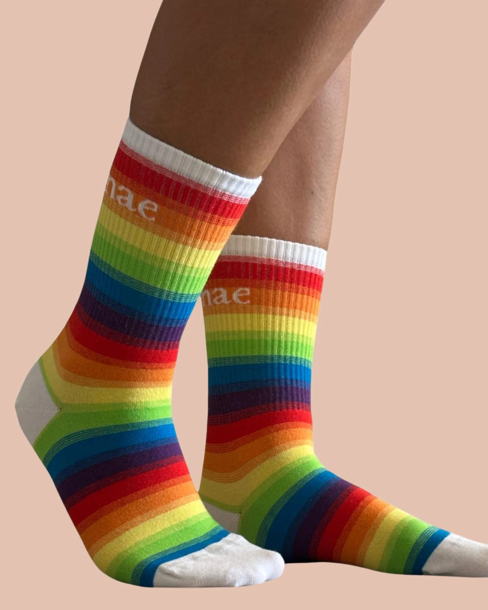 Meia Rainbow 